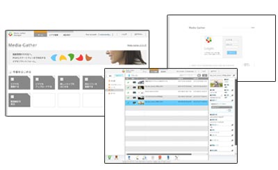 Media-Gatherログイン画面